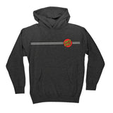 Santa Cruz Classic Dot Pullover Hoodie Sweatshirt Youth, Charcoal Heather
