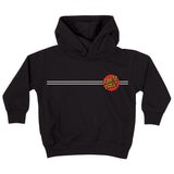 Classic Dot Hooded Midweight Sweatshirt Kids, Black