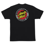 Men's Flamed MFG Dot Heavyweight T-Shirt, Black