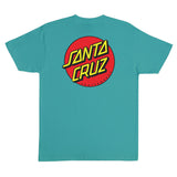 Santa Cruz Classic Dot Men's T-Shirt, Jade Dome