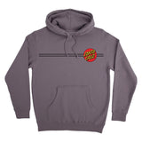 Santa Cruz Classic Dot Mens Pullover Hoodie, Plum
