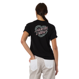 Santa Cruz Heart Wreath Womens T-Shirt
