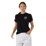 Santa Cruz Heart Wreath Womens T-Shirt